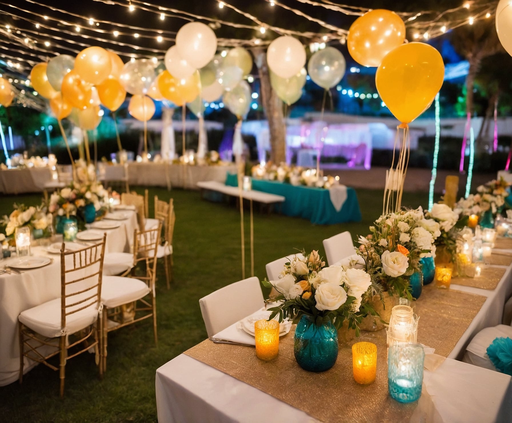 Escenario de lujo y elegancia.